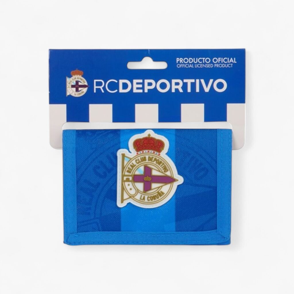 DEPORTIVO DE LA CORUÑA BILLETERA CON VELCRO