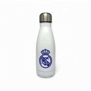 REAL MADRID BOTELLA ACERO 550 ML BLANCA