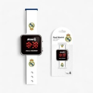 REAL MADRID RELOJ LED WHITE