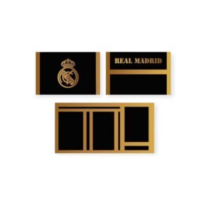 REAL MADRID BILLETERA BLACK&GOLD