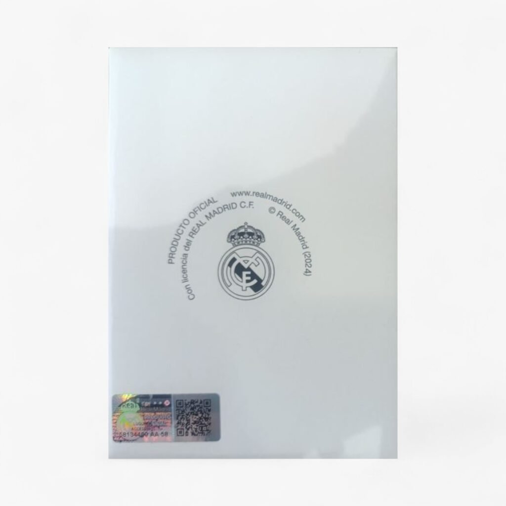 REAL MADRID CARTERA PIEL MONEDERO NEGRA CON CAJA REGALO - Imagen 3