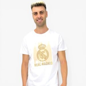 CAMISETA REAL MADRID WHITE GOLD