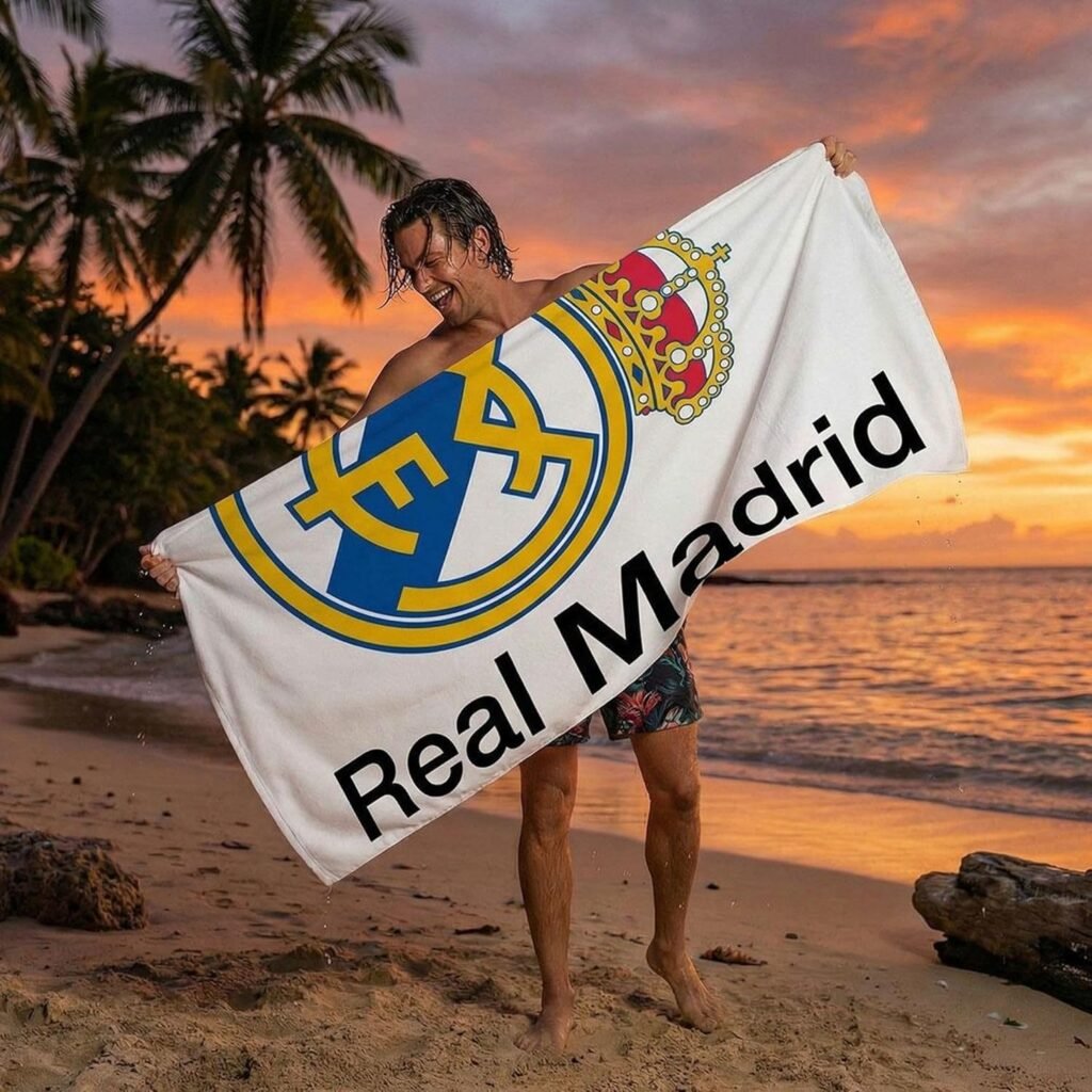 TOALLA REAL MADRID MICROFIBRA 90X180 - Imagen 4