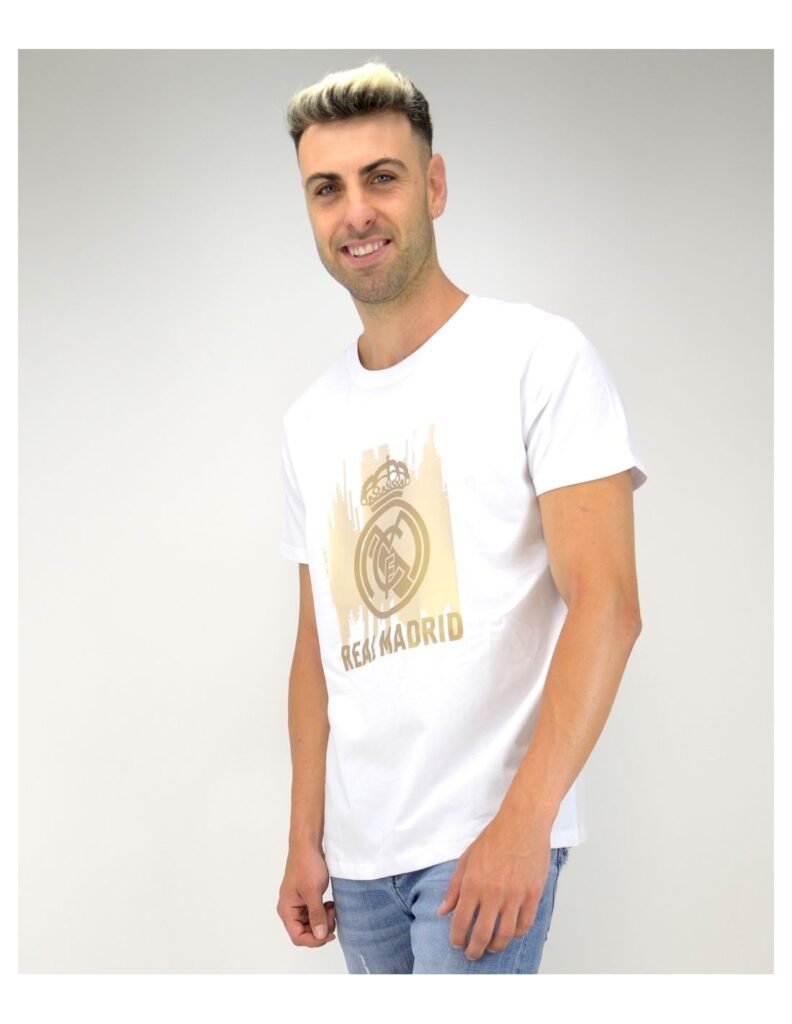 CAMISETA REAL MADRID WHITE GOLD - Imagen 2