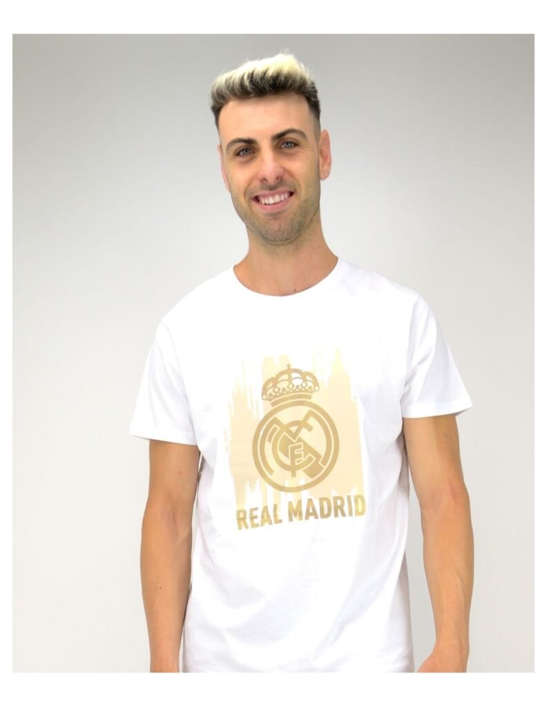 CAMISETA REAL MADRID WHITE GOLD